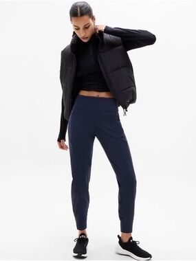 Athleta Navy High-Rise Performance Joggers